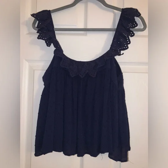 Pink Lily ruffled tank - Picture 1 of 4